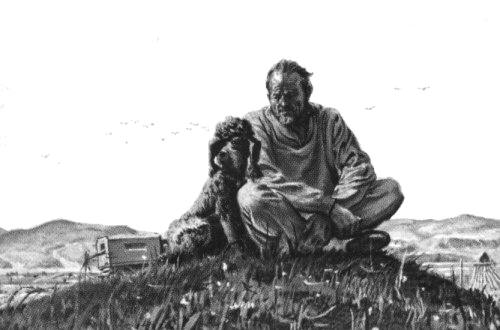 steinbeck and charley art bw reduced